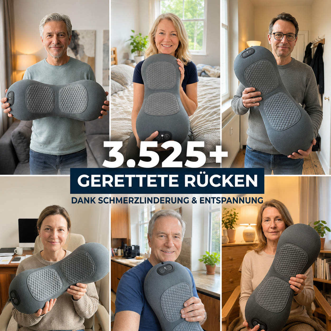 3-in-1 Rückenmassagegerät