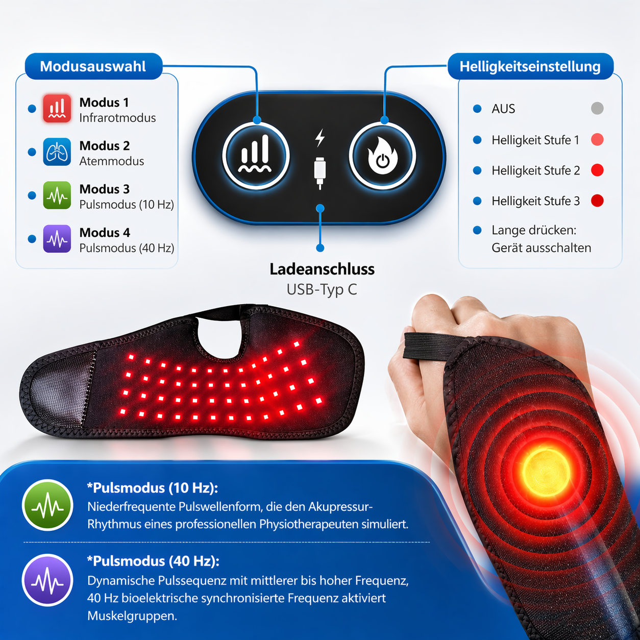3-in-1 Hand Schmerzfrei Therapie Band