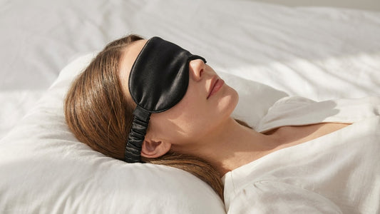 Schlafmaske aus Seide